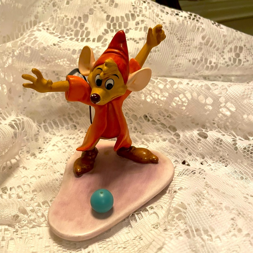 Authentic Porcelain Walt Disney Figurine of Jaq
